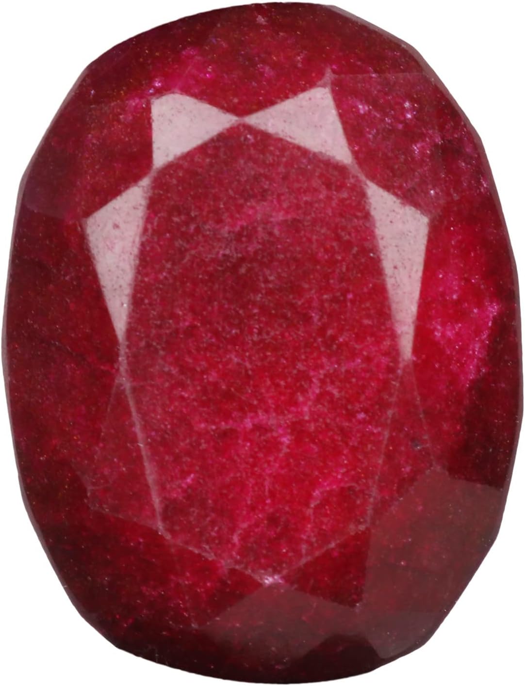REAL-GEMS Natural Ruby Stunning Oval Shape Red 132.55 Ct CERTIFIED Rare Loose Gemstone