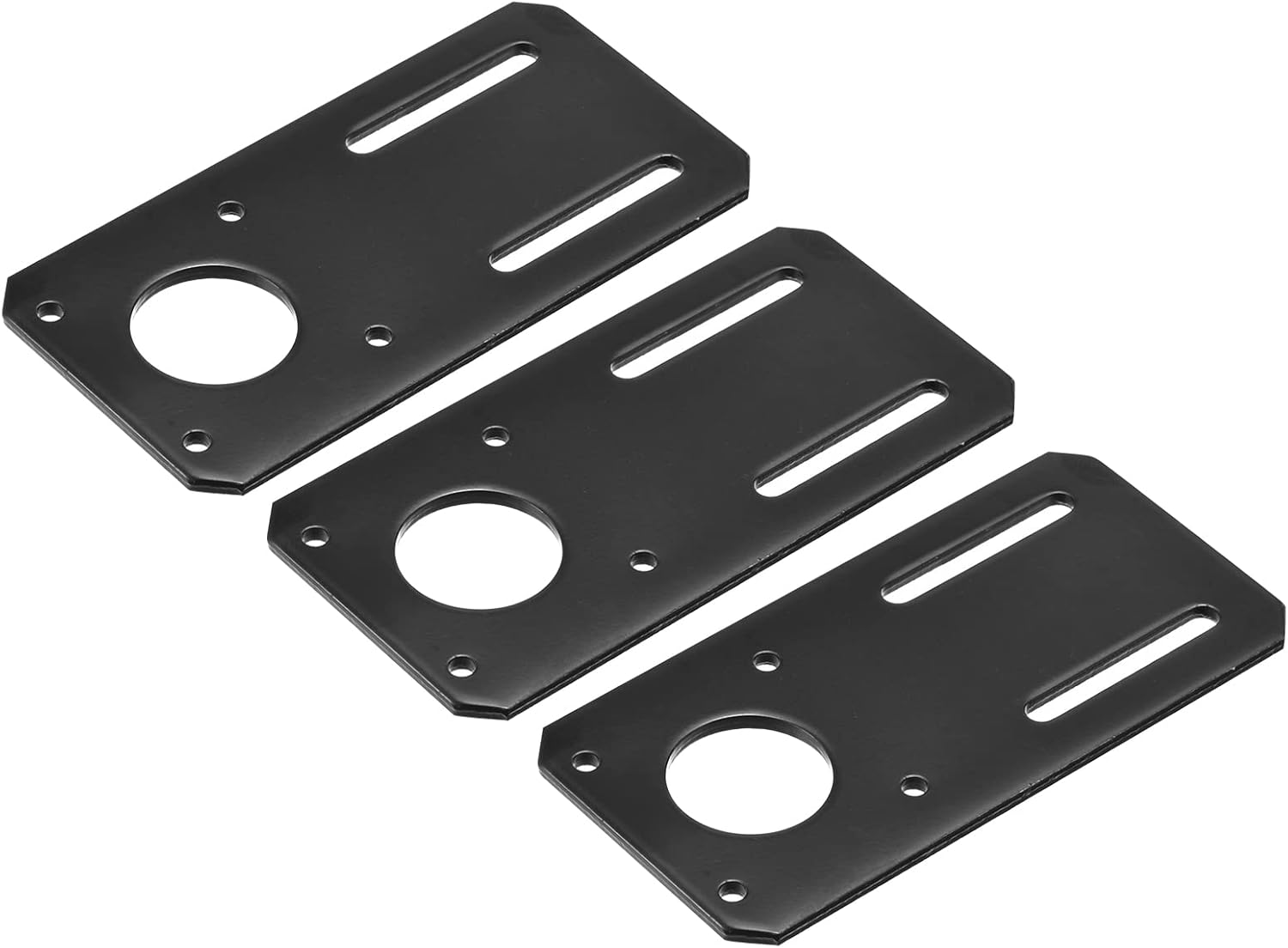 MECCANIXITY Motor Bracket Motor Mounting Holder 100x50mm Black for NEMA 17 Stepper Motor 5pcs