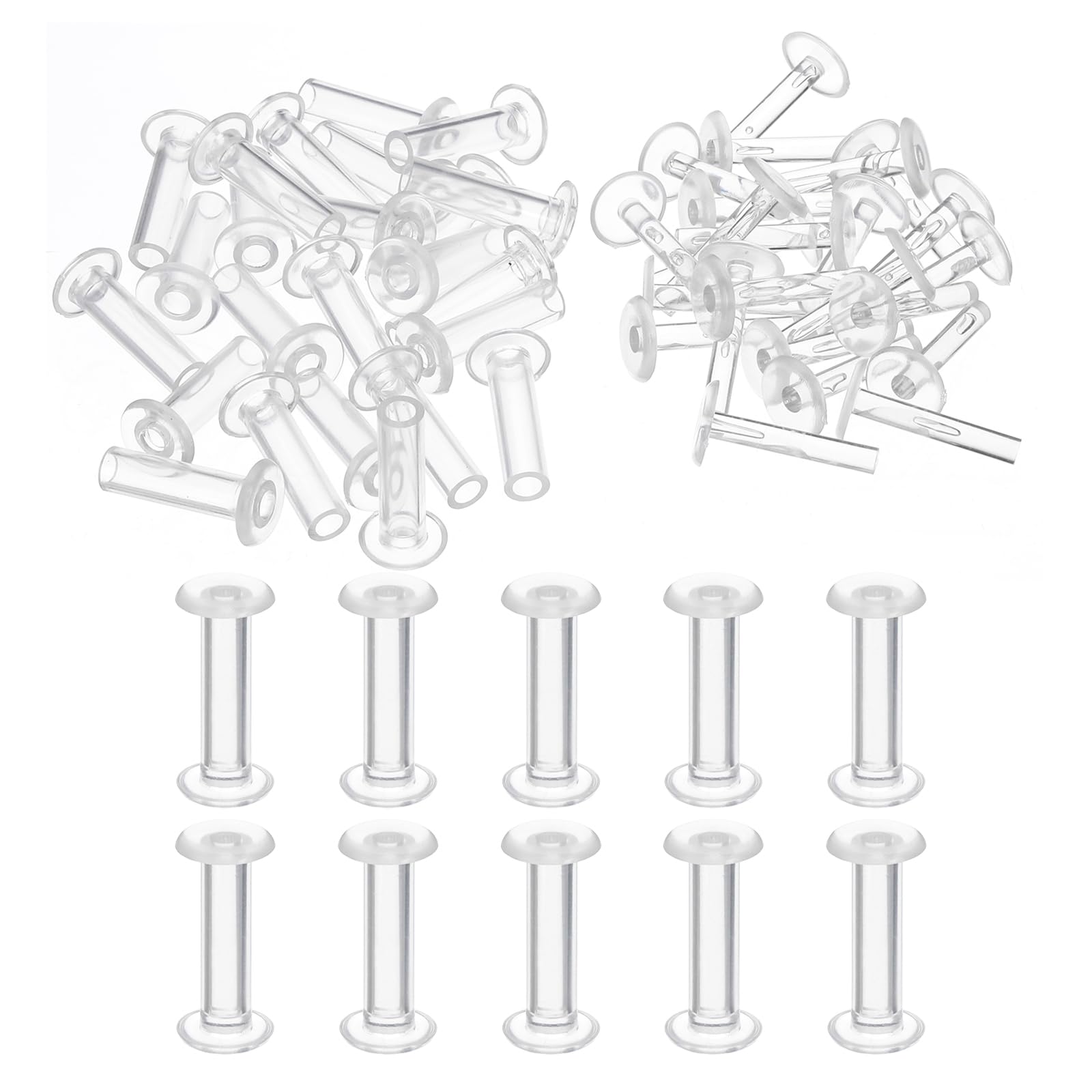 PATIKIL M5x20mm Plastic Binding Post