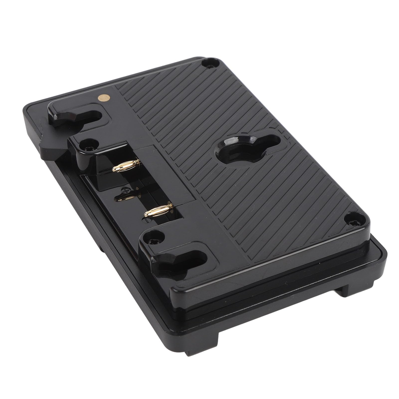 Piastra di montaggio a V con uscita D‑Tap, piastra adattatore per fotocamera con blocco V, convertitore S GP A per batteria, piastra di montaggio in ABS per fotocamere e luci