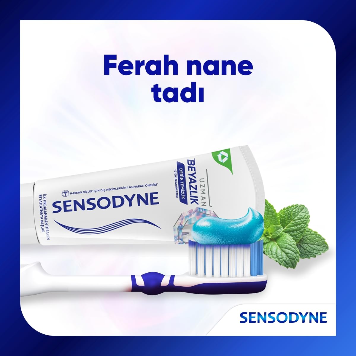 Sensodyne Tütün Lekelerine Karşı Uzman Beyazlık Derin Temizlik Diş Macunu 75 Mililitre