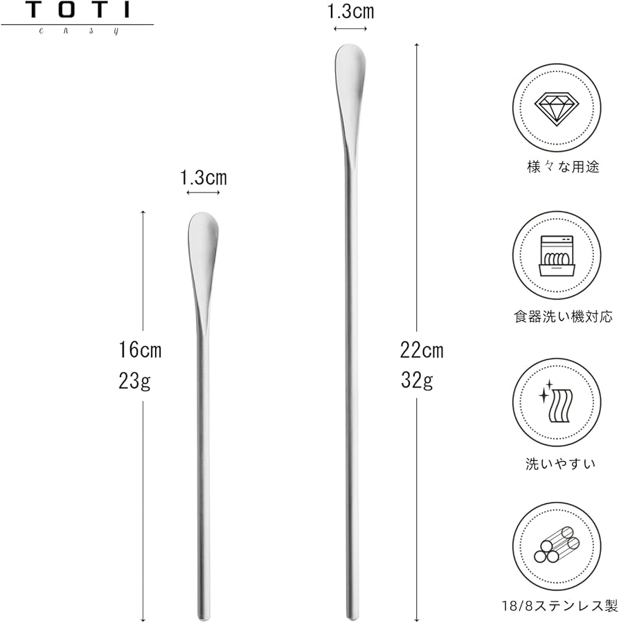 確認♡画像2枚♡スプーン♡オーダー受け付け ワダコーポレーション 18-8リプル ソース&ドレッシングスプーン中
