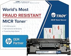 Troy M507/M528 MICR Toner Secure High Yield Cartridge, Check Printing, HP Part Number: CF289X, Yields 10000 Pages, Black
