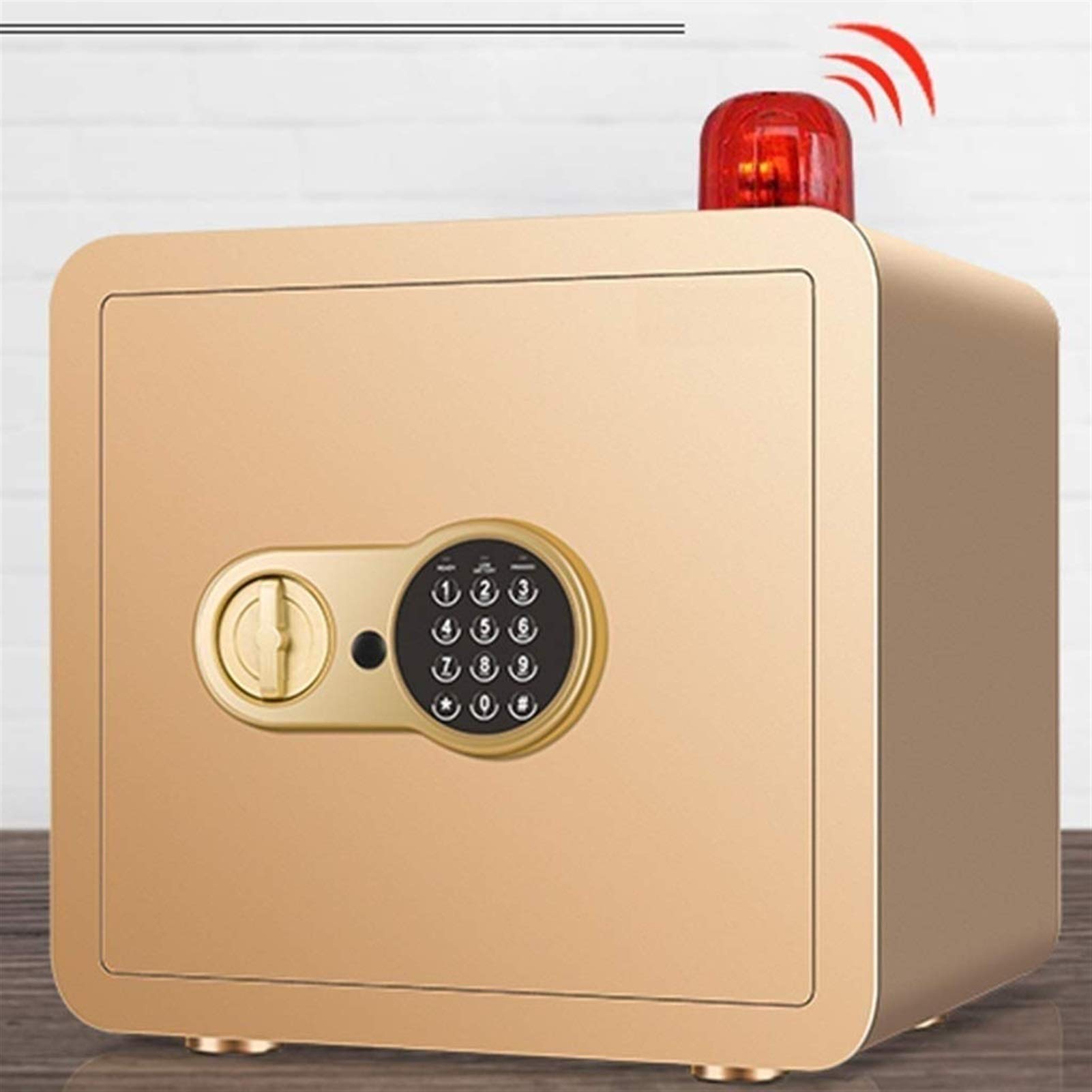 Caja fuerte digital ignífuga e impermeable, construcción grande de acero sólido con cerrojo de seguridad, anclaje a la pared para el hogar, oficina, hotel, dinero en efectivo, almacenamiento de