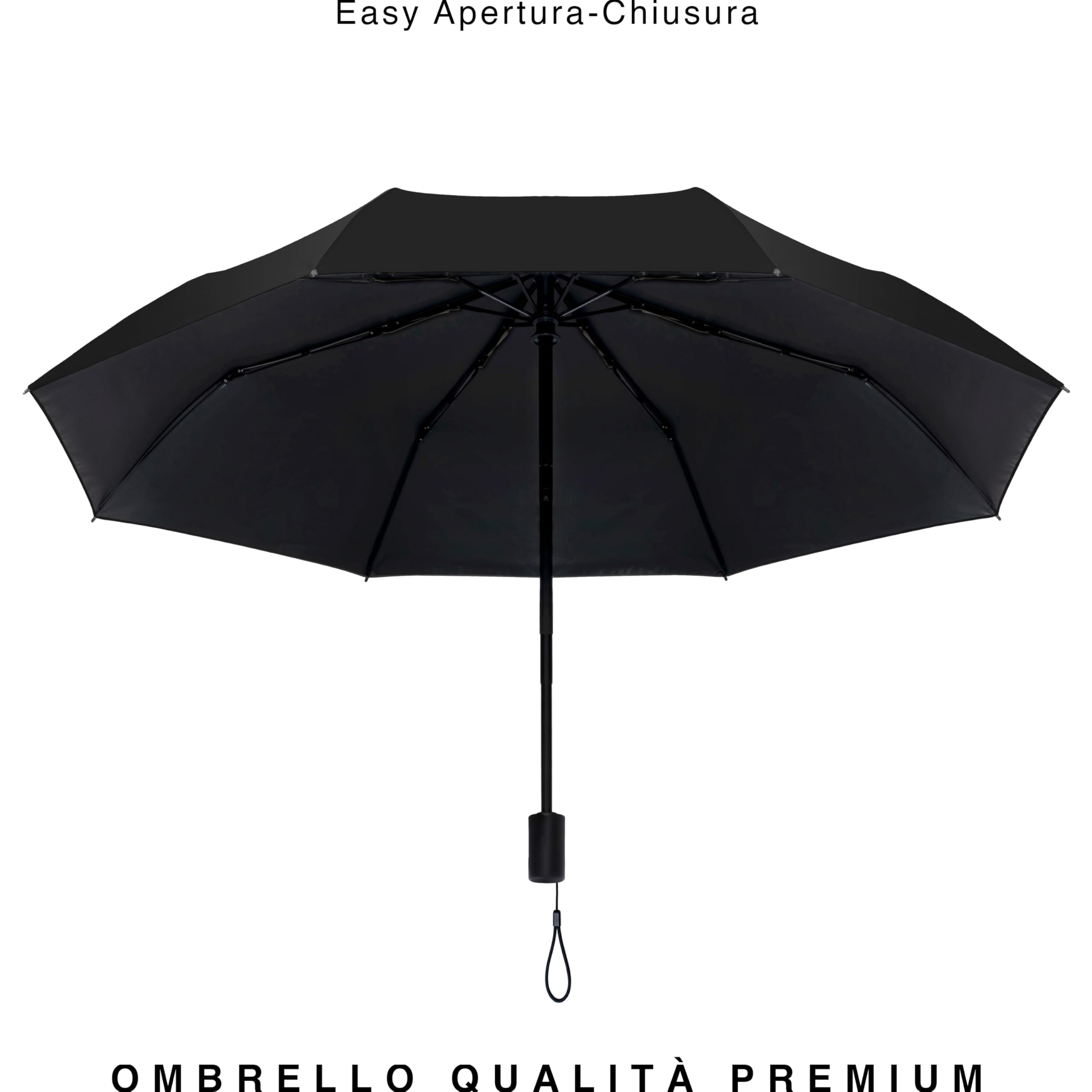 Ambra UV: ombrello automatico con protezione UV. Ombrello tascabile antivento per pioggia e sole.