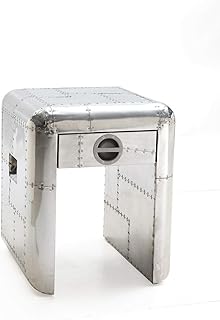 ARTIZANSTORE Aviator | Industrial Side Table End Table Aluminium Furniture