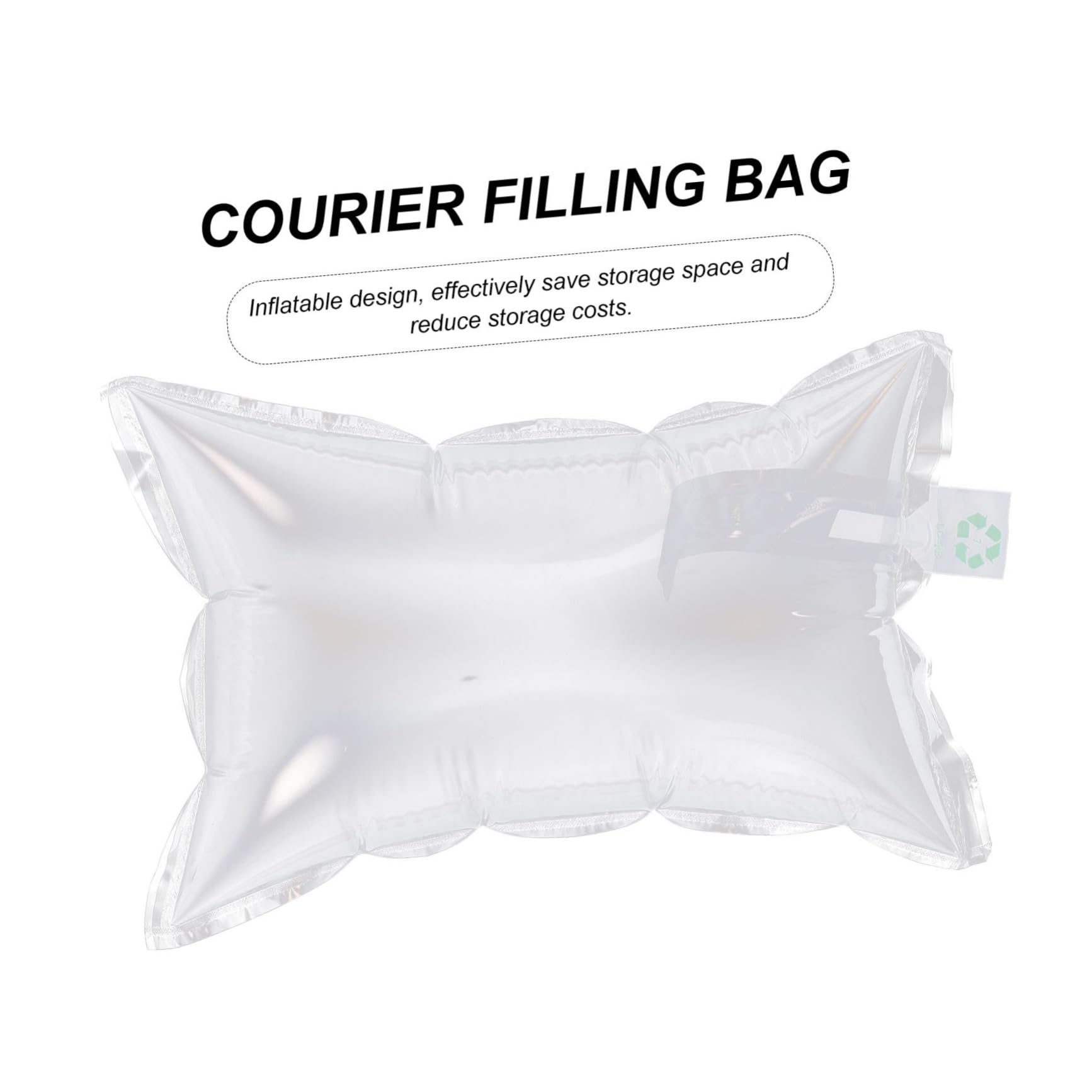 EXCEART 100pcs Paquet à Coussin D'air Gonflables en Film Coextrudé pour Emballage et Protection Anti-collision, Design Gonflable et Gain de Place pour Stockage et Expédition