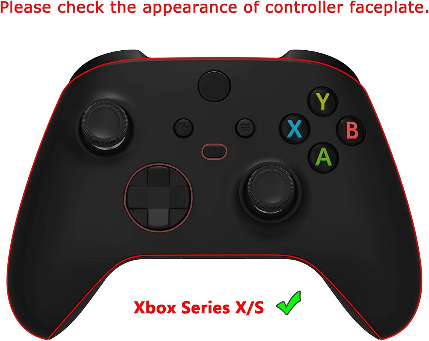 eXtremeRate Cover Ricambio per Xbox Series X S Joystick,Custodia Scocca Frontale Case DIY per Xbox Series X S Controller Model 1914-Sfumato Viola Rosa