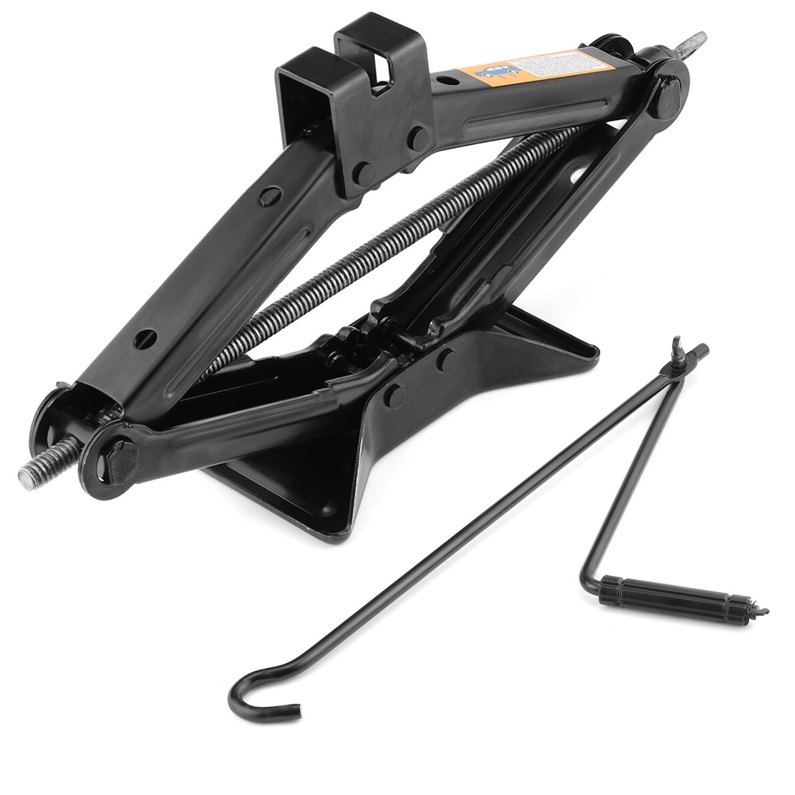 GEARTRONICS 2 Ton Scissor Jack, 4401 lbs Scissor Car Jack kit with Hand Crank Trolley Lifter, Wind Up Tyre Lift Crank Handle Emergency Tool, Portable Tire Jack for Cars Trucks Sedans MPVs…