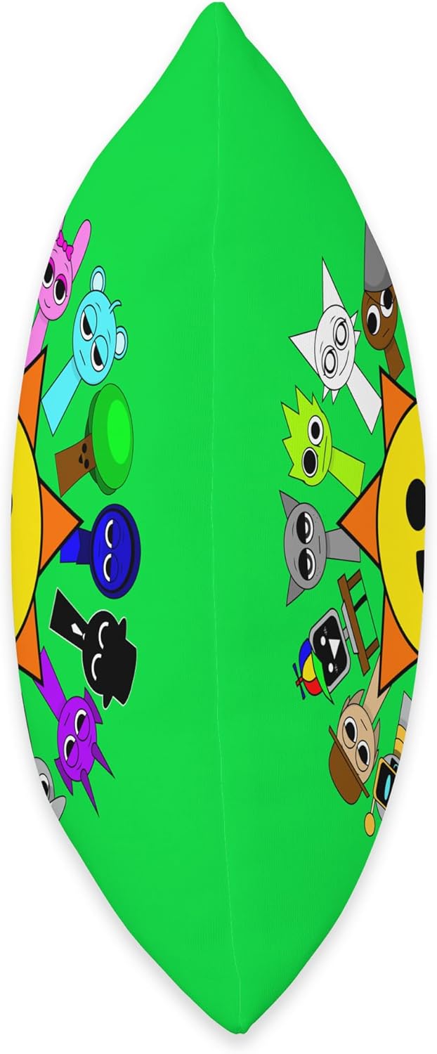 Sprunki Funny Toys All Around mr Sun Boys Girls Birthday Throw Pillow