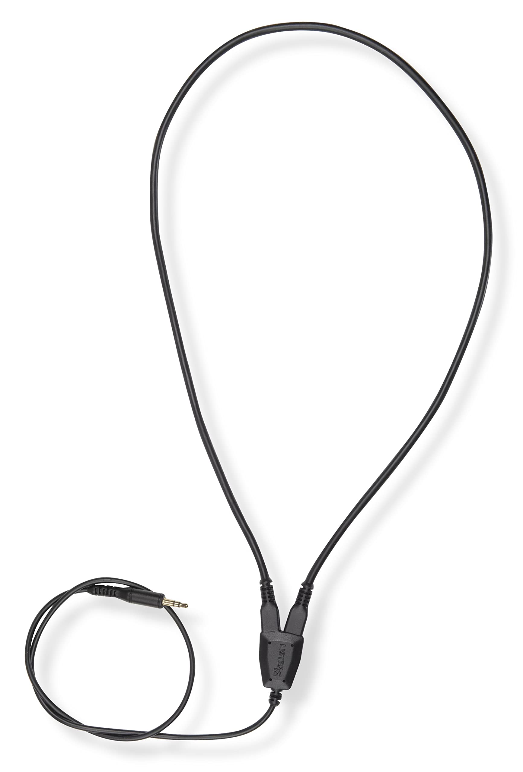 Listen Technologies LA-438 Boucle de cou avancée (adulte), compatible avec n'importe quel récepteur Listen Technologies - Réponse de 20 Hz à 15 kHz, connecteur TRS de 3,5 mm