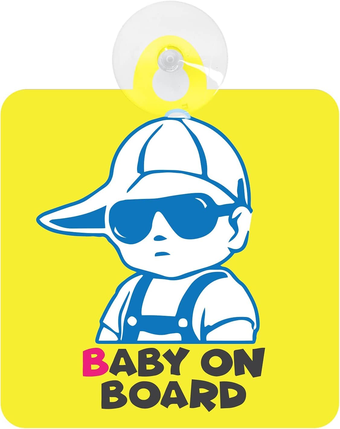 Amazon.co.jp: セーフティサイン BABY IN CAR BABY ON BOARD 赤ちゃん