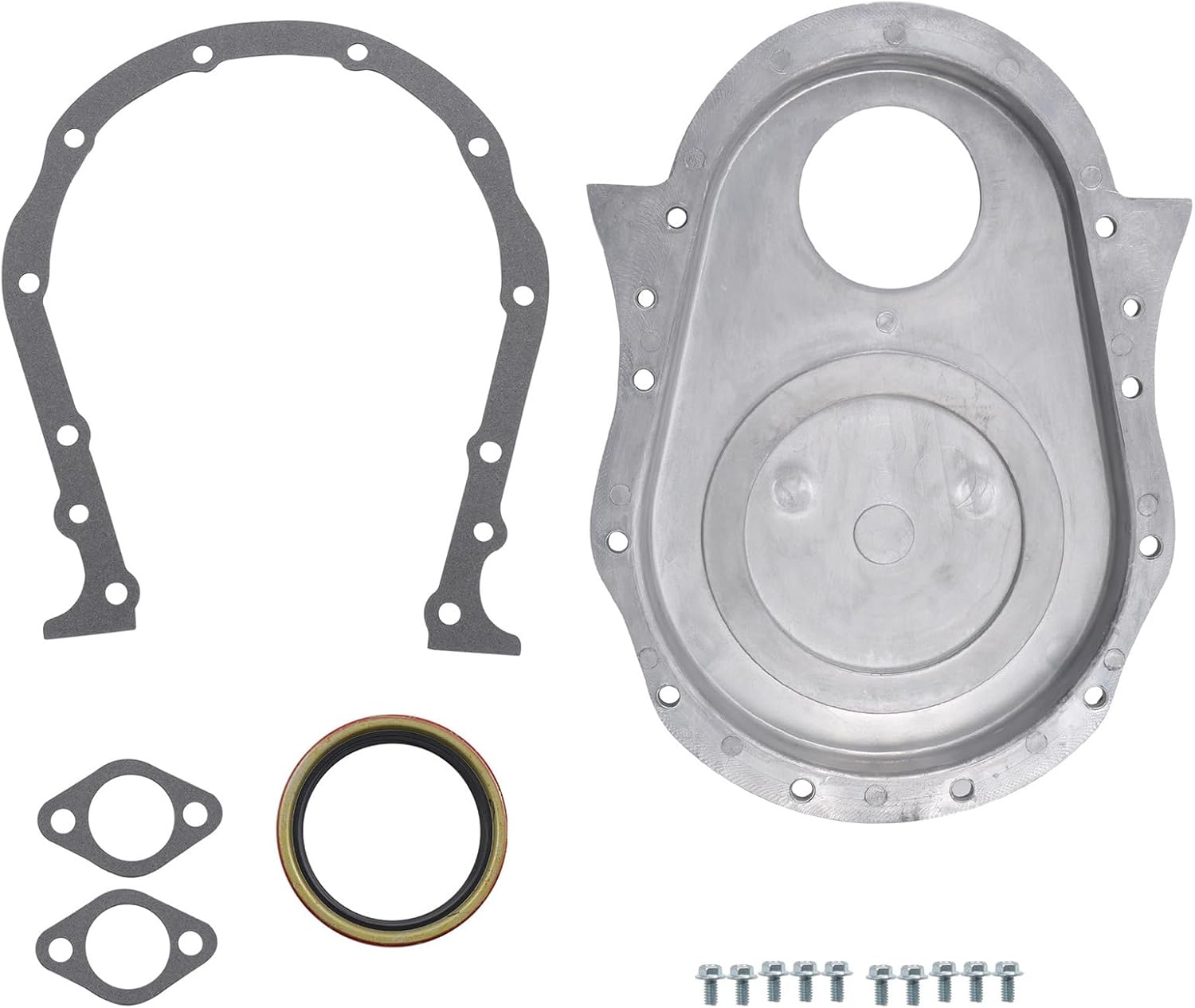 labwork Aluminum Timing Chain Cover Set Replacement for Chevy BBC Big Block Engine 396 402 427 454 1966-1990