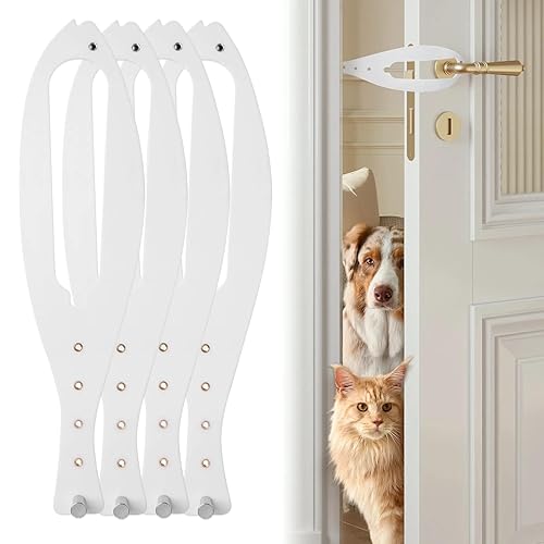 TGIOW Cat Door Latch, 4 Pcs Cat Door Stopper Pet