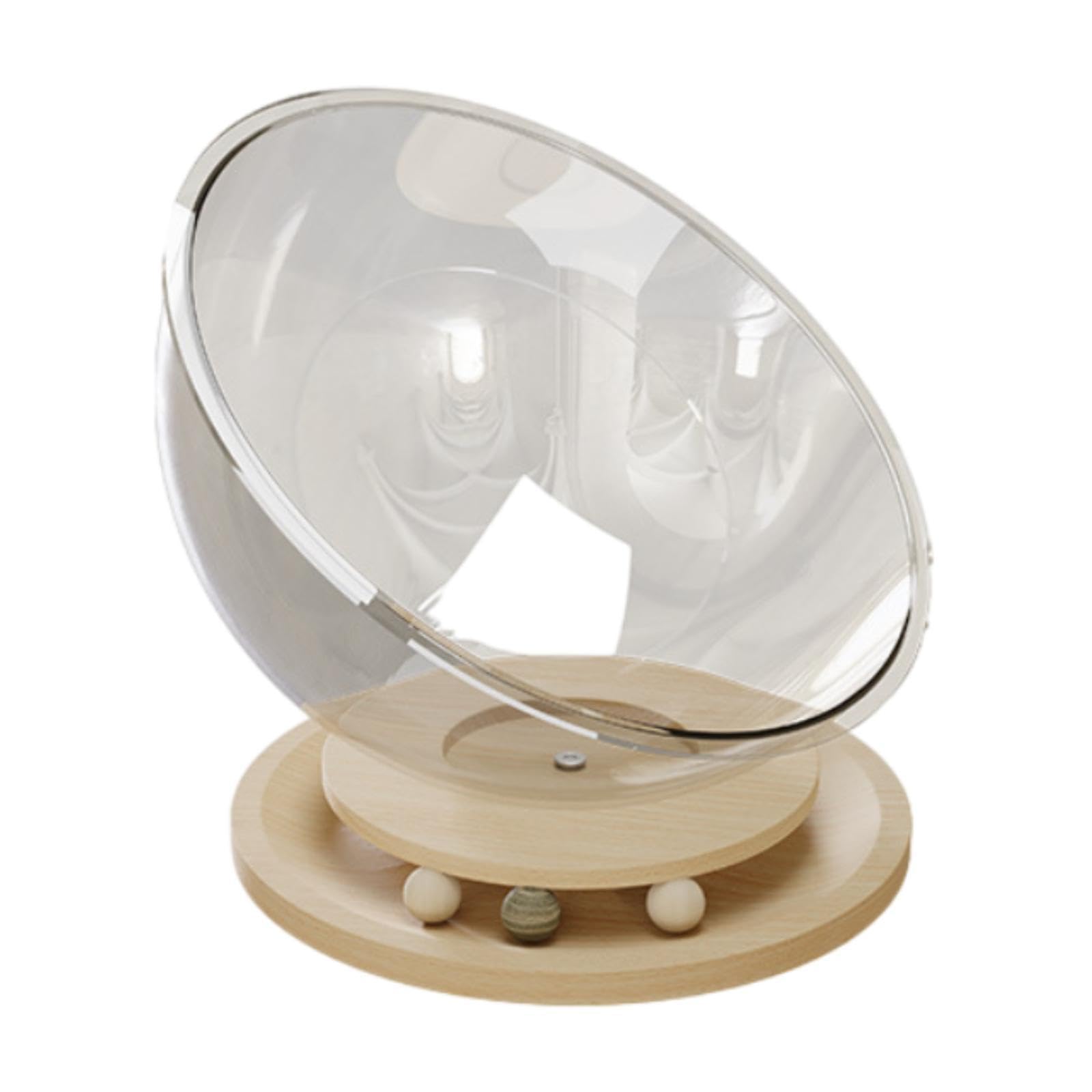 KESOTO Space Capsule Cat Bed, Pet Furniture, Easy Cleaning, Universal Small Pet Toy Bed, Cat Sleeping Nest, Solid wood S
