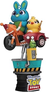 Beast Kingdom Coin Ride: Bunny & Ducky DS-062 D-Stage Statue (Multicolor)