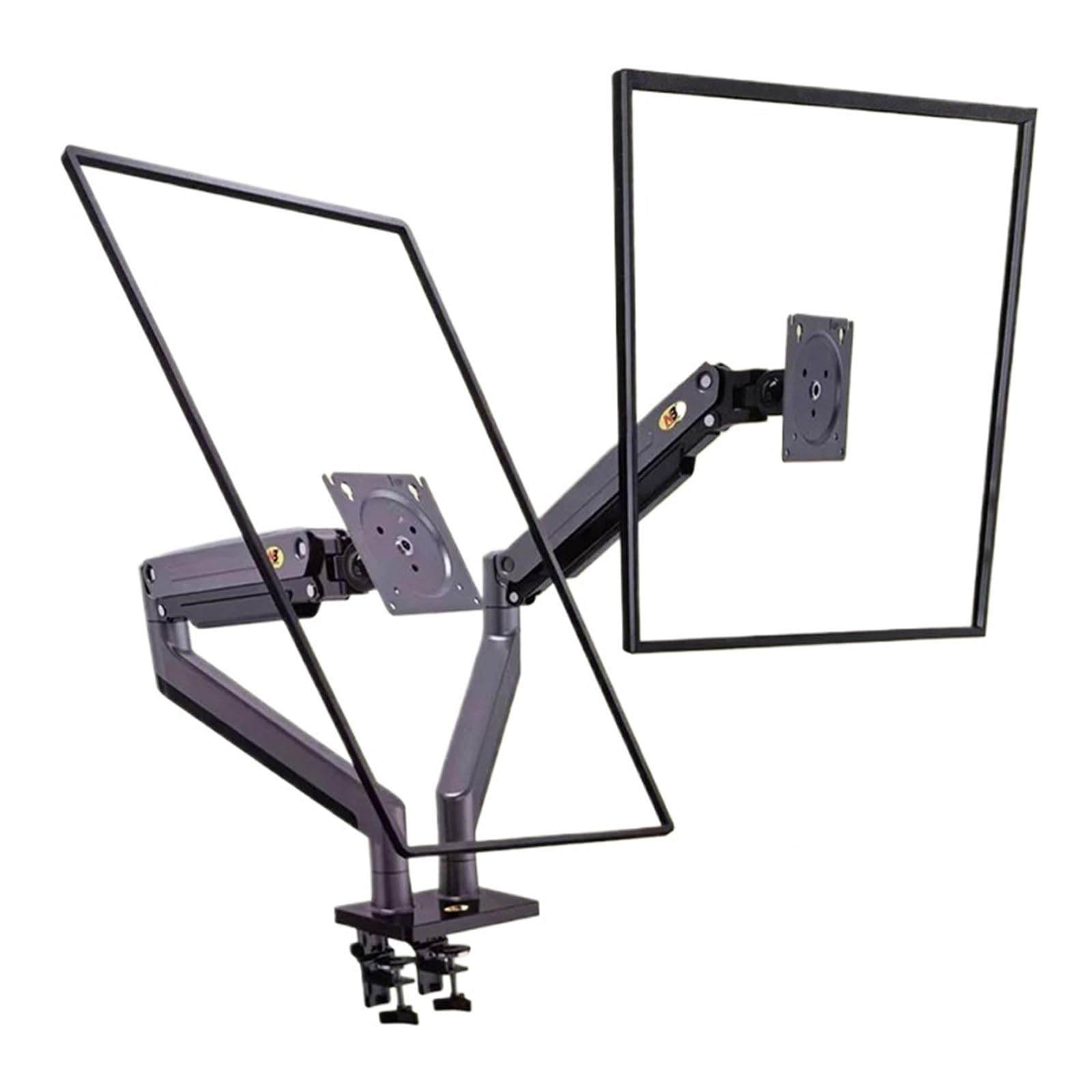 Ikpgbzxm One Color Monitor Stand Gas Spring Arm +85° To -30°