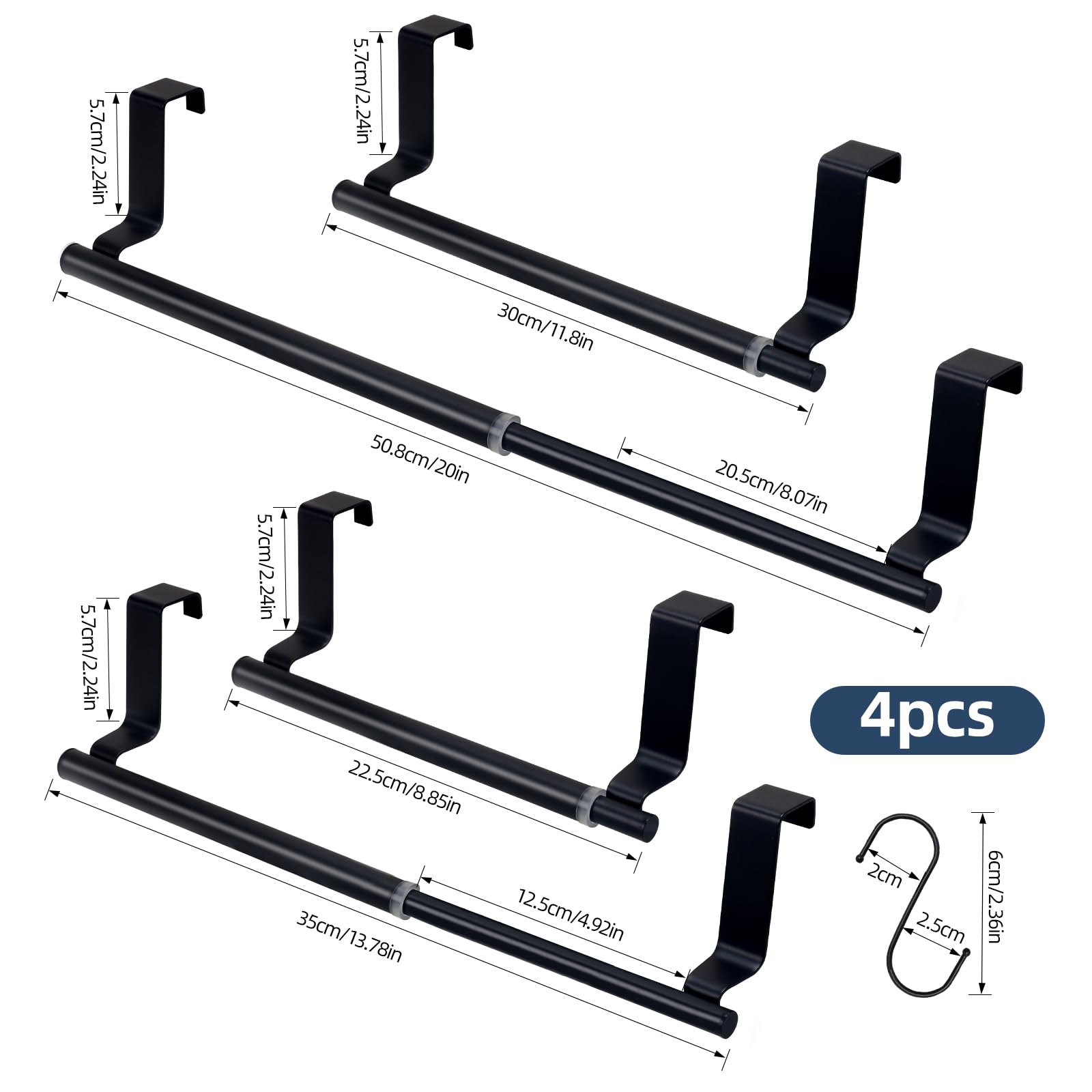 FALSKT Over Door Towel Rail - Image 2
