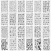 Finyosee 24 Pack Letter and Number Stencils Alphabet Stencil for Notebook/Diary/Scrapbook, Alphabet with Calligraphy Font Upper and Lowercase Letters - Reusable Plastic Art Craft Stencils - 4×7 inch