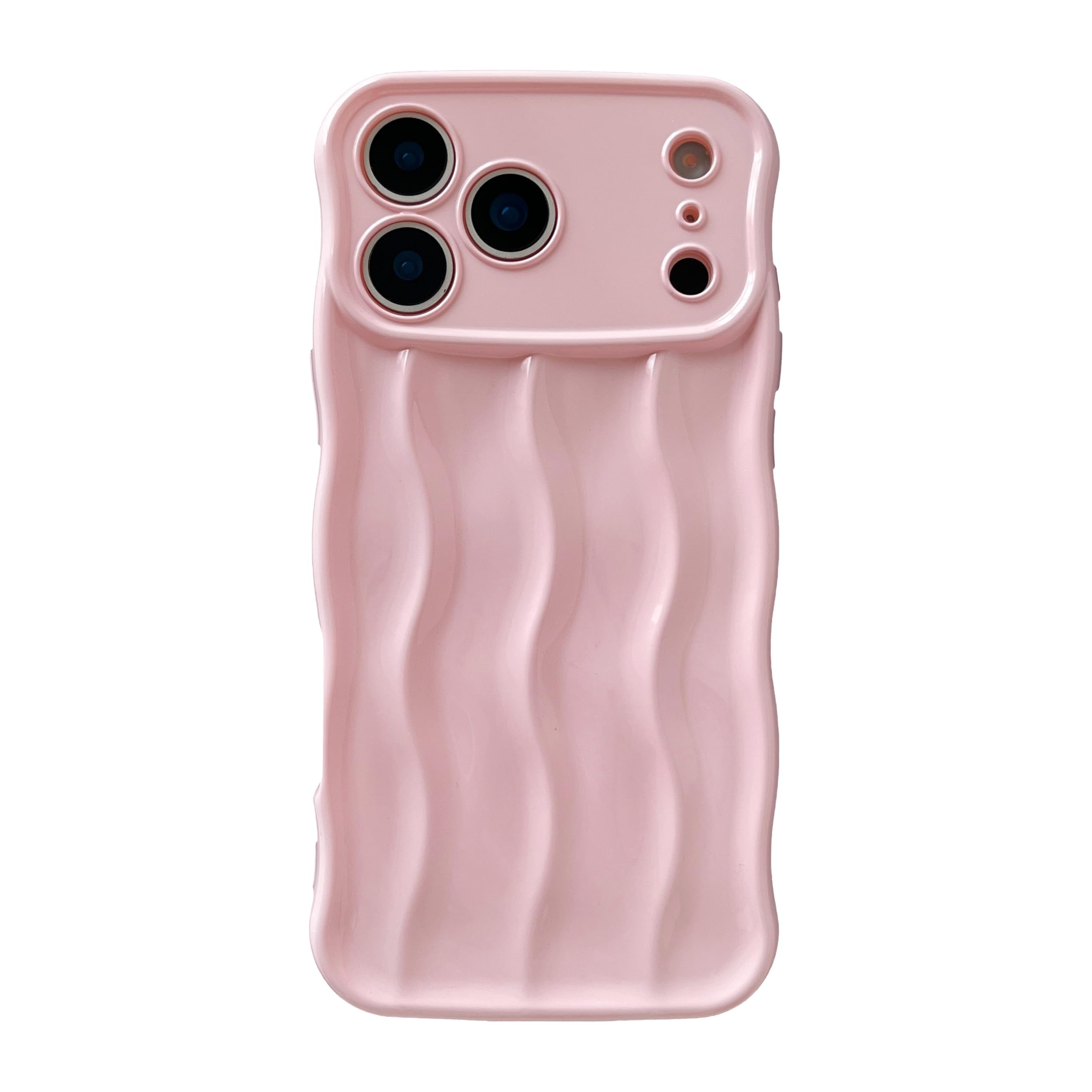 Coque souple iPhone 17 Pro rose Caseative : protection silicone élégante
