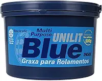 Graxa Azul Unilit, Lubrificante Multiuso 500g, Alta Performance para Rolamentos e Cubos de Roda, Resistente à Água, 120°C