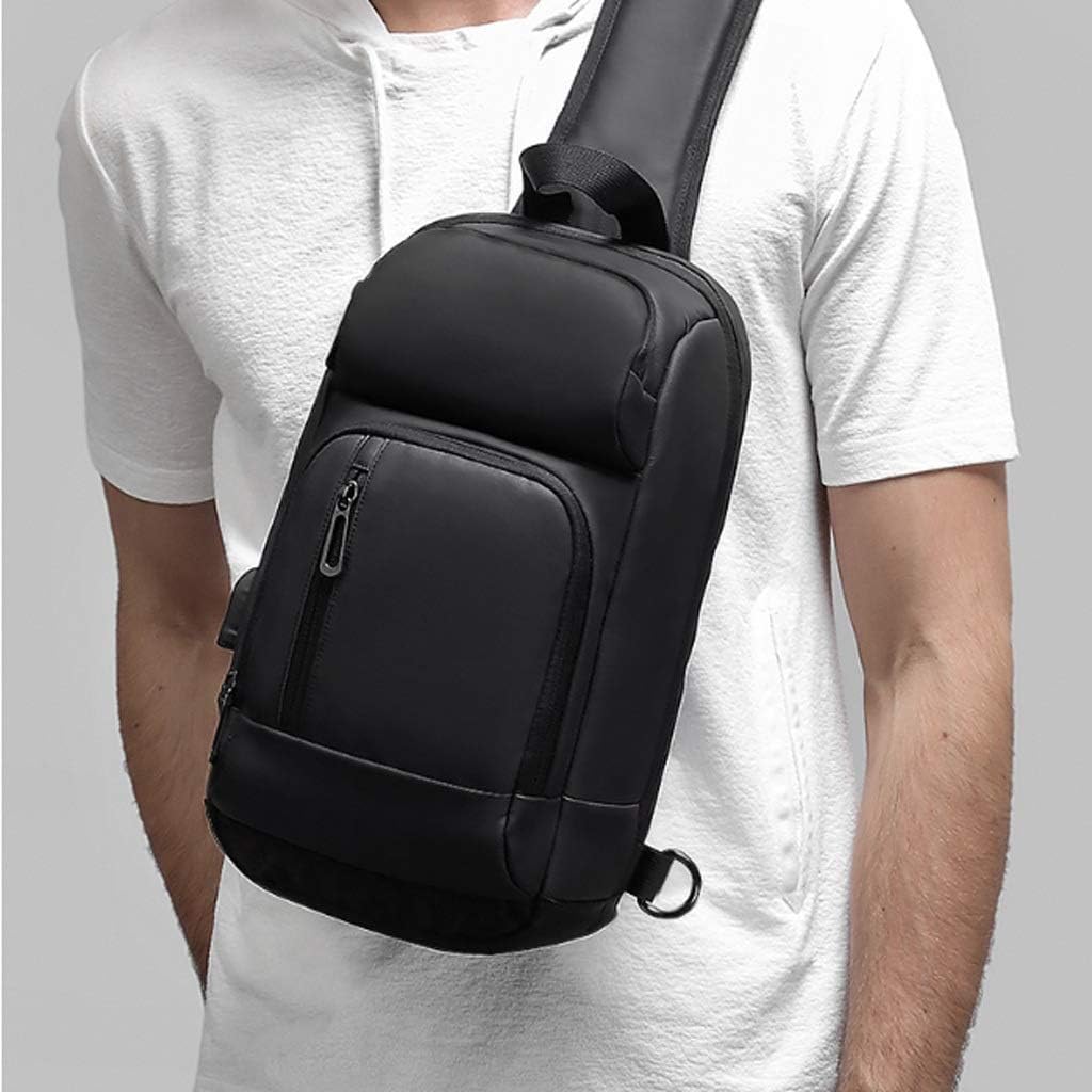 Chest Bag Men's Shoulder Messenger Bag Casual Sports Waist Bag Large Capacity Multifunctional Small Backpack