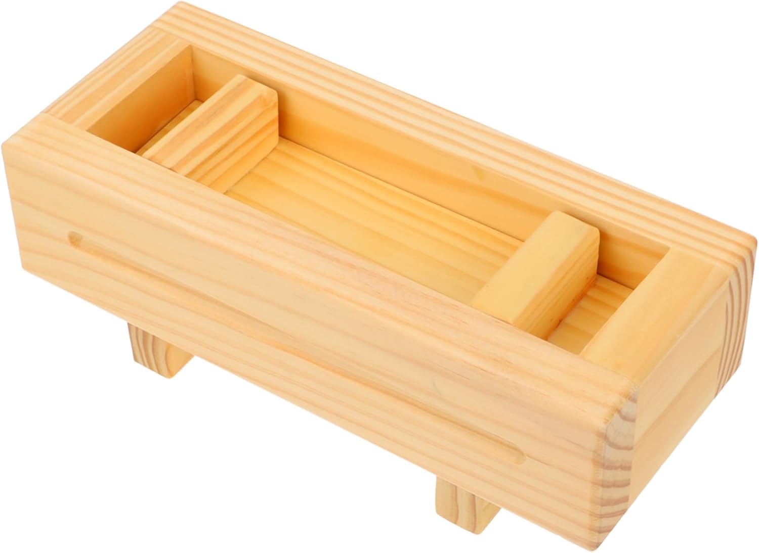Alipis Multipurpose Sushi Making Mold Food Grade Wood Sushi Tool for Rice Balls 1-Piece Kitchen Supply for Restaurants and Home Use