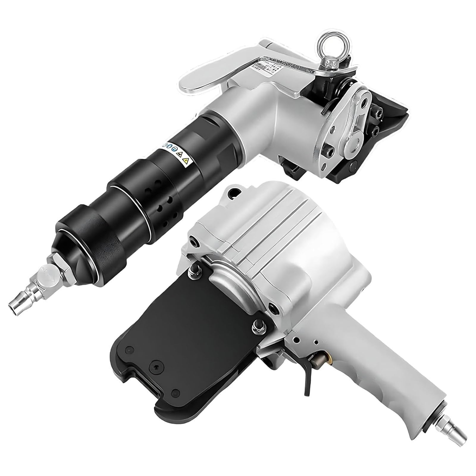 Pneumatische Stahl-Umreifungsmaschine für industrielle Ladungssicherung, 8500 N Spannung, 0,6–1,2 mm Dicke, 32 mm Breite