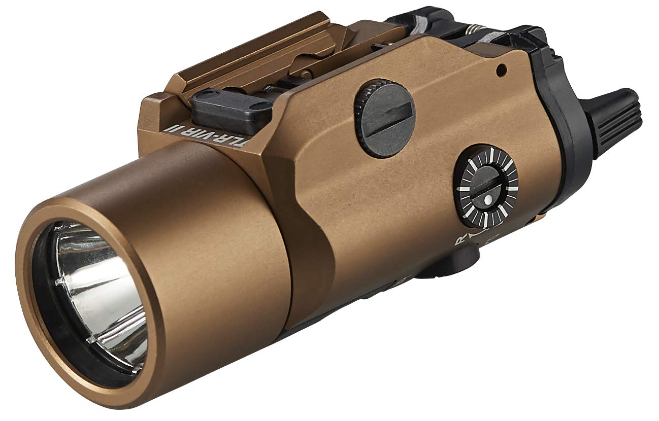 Streamlight 69191 TLR-VIR II Visible LED/IR Illuminator/IR Beam with Rail Locating Keys, Coyote