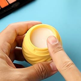 Gemice Travel Containers for Toiletries, Silicone Cream Jars TSA Approved Travel Size Containers with Toiletry Bag, Wide Mouth Leak-proof Travel Accessories with Lid for Cosmetic Cream (4 Pack)