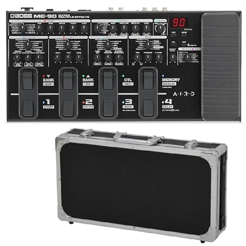 BOSS �{�X ME-90 Guitar Multiple Effects �}���`�E�G�t�F�N�^�[ �{ EC60 BK �G�t�F�N�^�[�{�[�h �P�[�X �Z�b�g