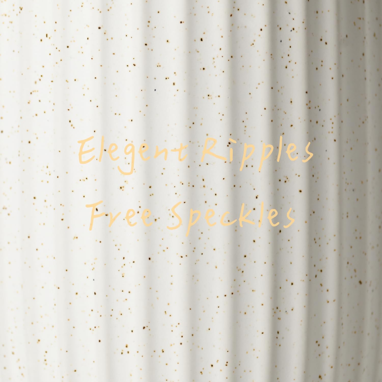 Speckled Matte White Ceramic Foam Soap Dispenser, 12 oz Refillable Pump with Golden Top, Elegant Foaming Dispenser for Bathroom or Kitchen, Speckled White - Image 5