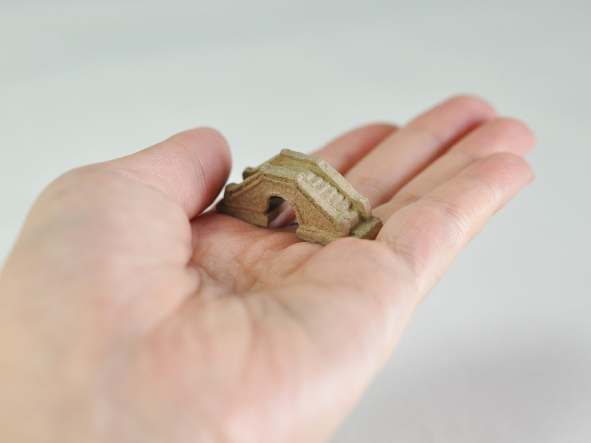 Amazon.co.jp: 盆栽妙 陶器の置物 フィギュア アーチ橋 : ホーム＆キッチン
