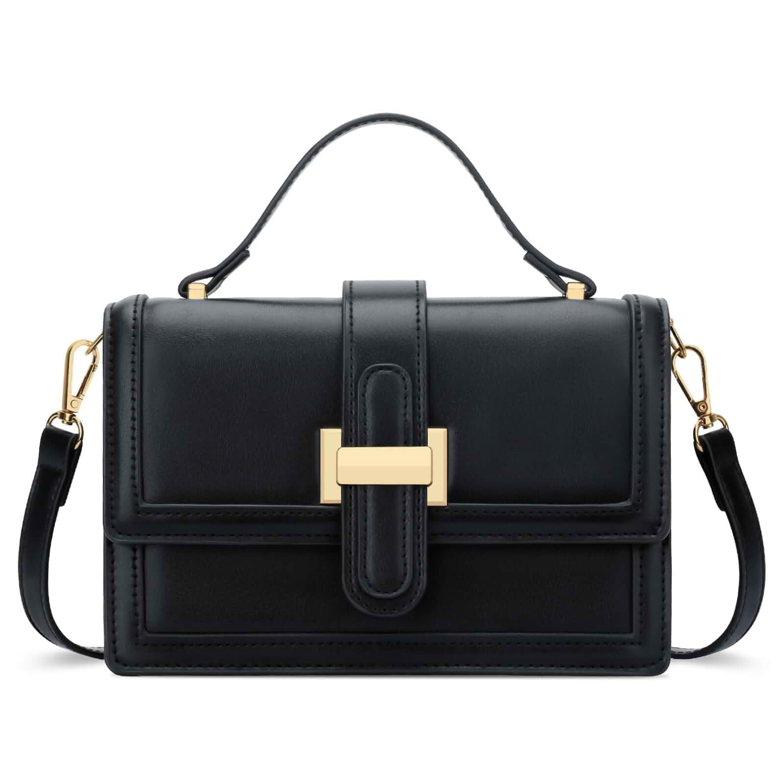 KKXIU Crossbody Bag for Women, Top Handle Purse Small Designer Handbag Adjustable Shoulder Strap, Small Purse for Lady, Shoulder Clutch