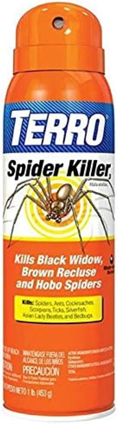 Terro T2302 Spider Killer Aerosol Spray, Multicolor
