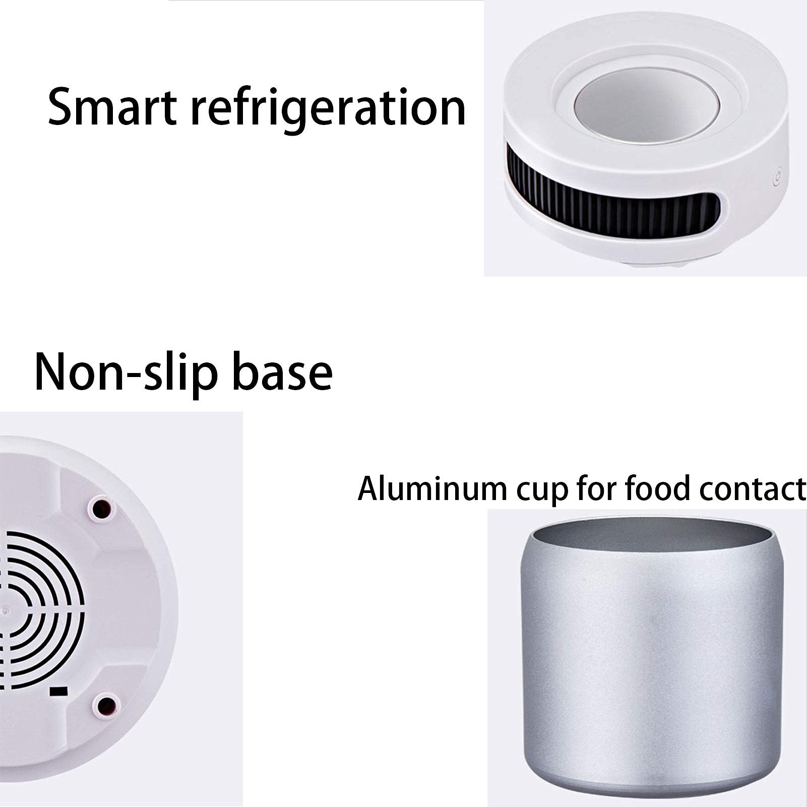 Portable Ice Maker, Countertop Small Ice Cube Maker,Easy To Use Smart Refrigeration Quick Ice Making,For Home on Fridge.com - View 6