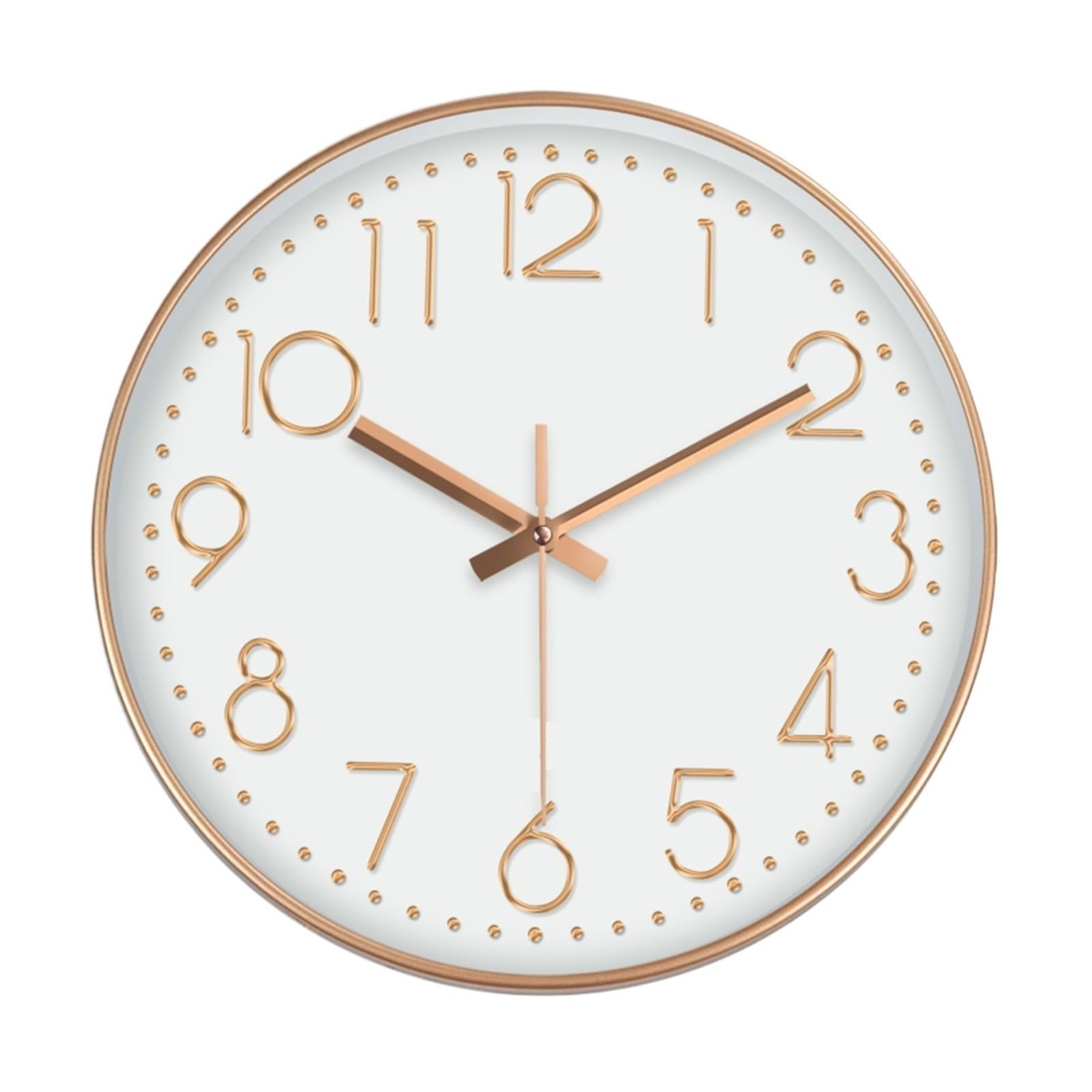 Horloge murale 3D silencieuse sans tic-tac pour une chambre à coucher apaisante