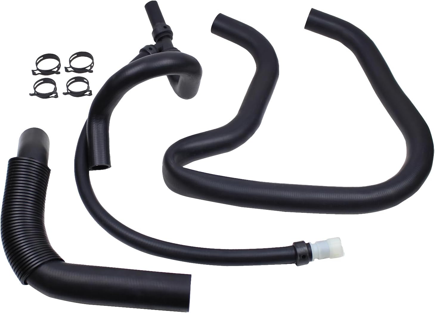 MOTOKU Radiator Coolant Hose Upper and Lower and Surge Tank Outlet Hose for Chevrolet Avalanche Silverado Sierra 4.8 5.3 6.0 6.2 Suburban Tahoe 4.8 5.3 GMC Yukon Cadillac Escalade 2007-2014