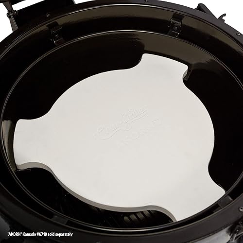 Miniatura 3 de Char-Griller 6201 AKORN Kamado Grill Smokin' Stone, marfil