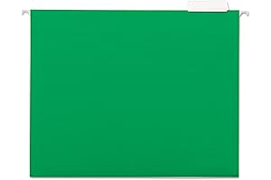 Universal UNV14117EE 1/5-Cut Tab Deluxe Bright Color Hanging File Folders - Letter...