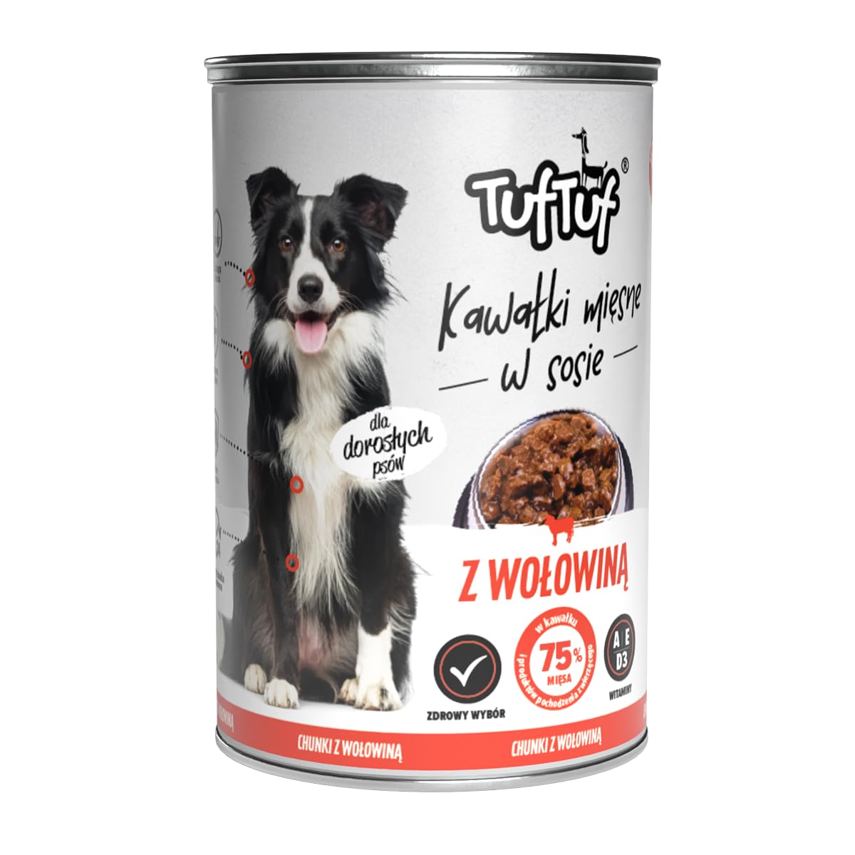 TufTuf Hundefutter Nass Dose 36x415g Mix