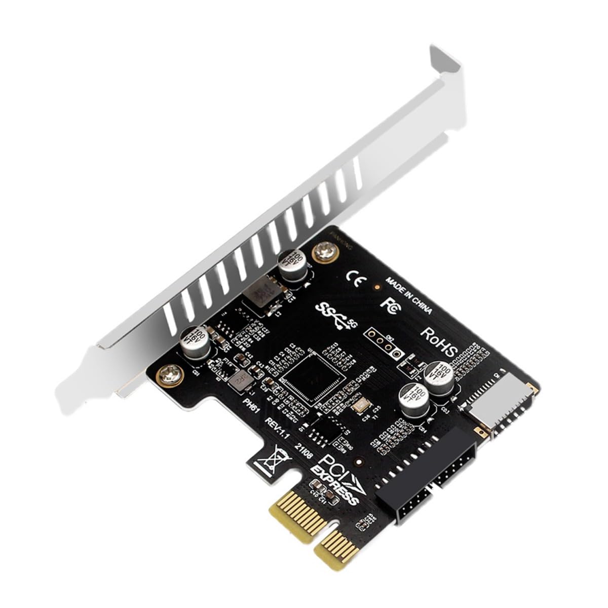 CY Karta 5 Gb/s typ E USB 3.1 gniazdo na panelu przednim i USB 3.0 20-pinowy do PCI-E 1X Express adapter do płyty głównej