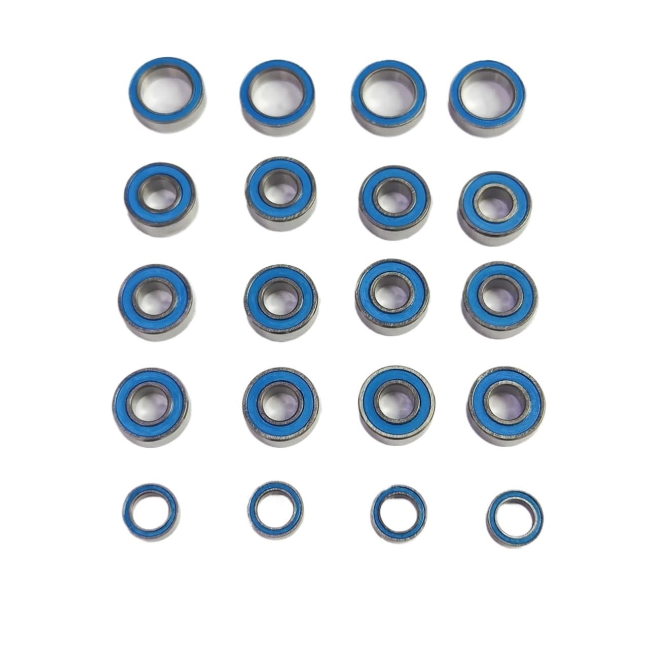 Per Tamiya Per Tt01 Tt01D Tt01E Per Tt02B Kit Rc Auto Parti Aggiornamento 20 Pz Cuscinetto A Sfere Sigillato In Gomma Decorativo Ricambio Ricambi Modellini RC