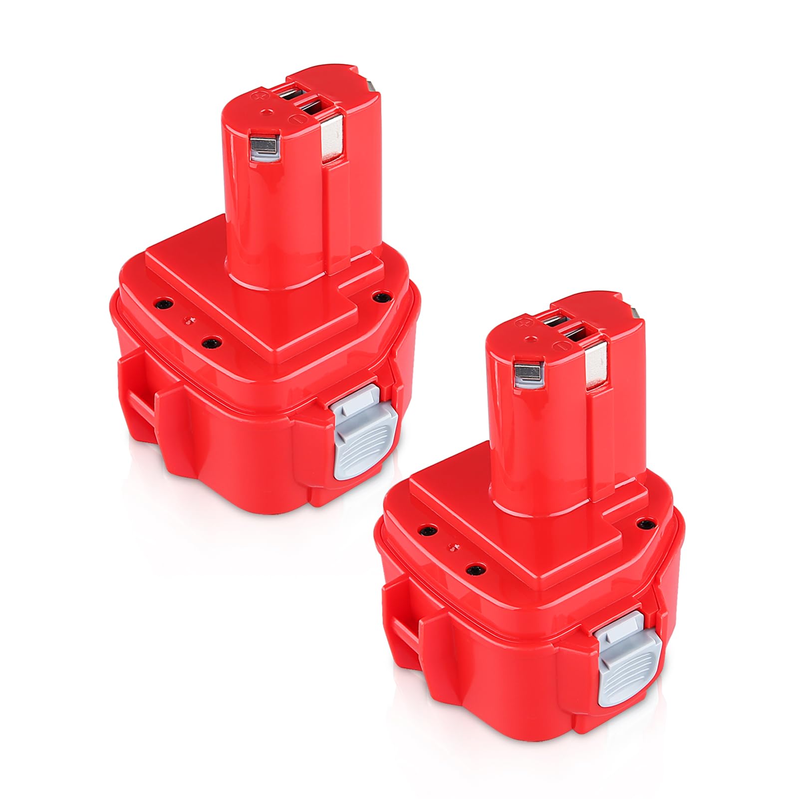 2 Pack 12V 4.8Ah 1220 Battery Replacement for Makita 12V Battery Compatible with Makita 1220 PA12 1222 1233 1200 1234 1235 1235B 1235F
