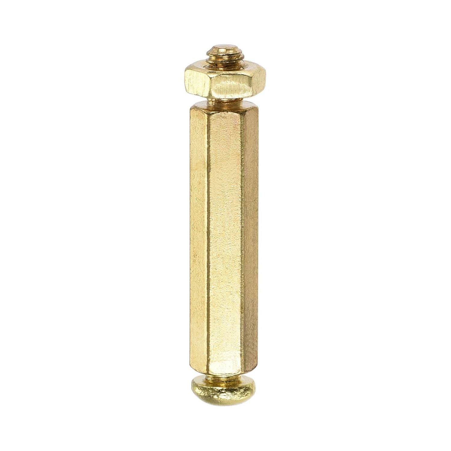 M4 Hex Brass Standoff Spacer 26mm+6mm Male-Female Pillar Screw Nut Kit 10 Sets HOAICH357
