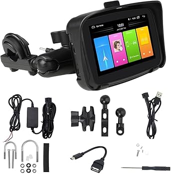 Amazon.co.jp: 4.3/5 インチ GPS ナビゲーション防水オフロードバイク