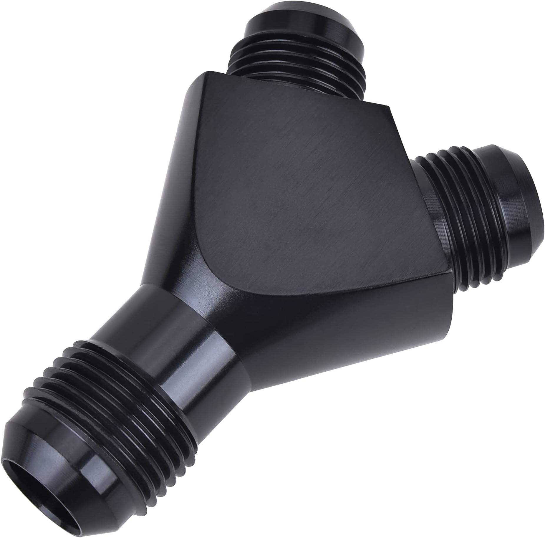 2 Raccords En Y 6AN Aluminium Noir - Splitter Pour Lignes