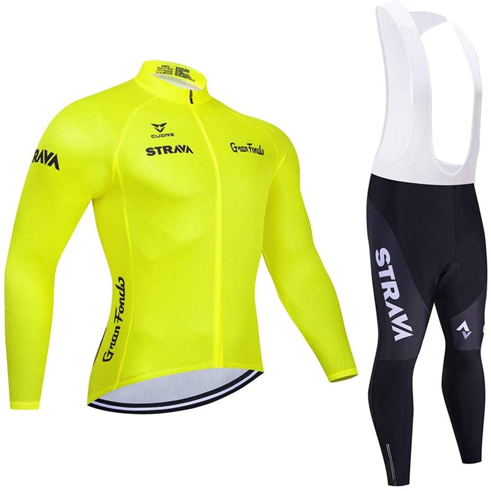 Męska koszulka rowerowa, garnitur górskie górne części rowerowe szybkoschnące oddychająca koszulka do roweru górskiego MTB wyścigi rowerowe ubrania 5D żelowe wyściełane (Fluorescencja 2, XXL)