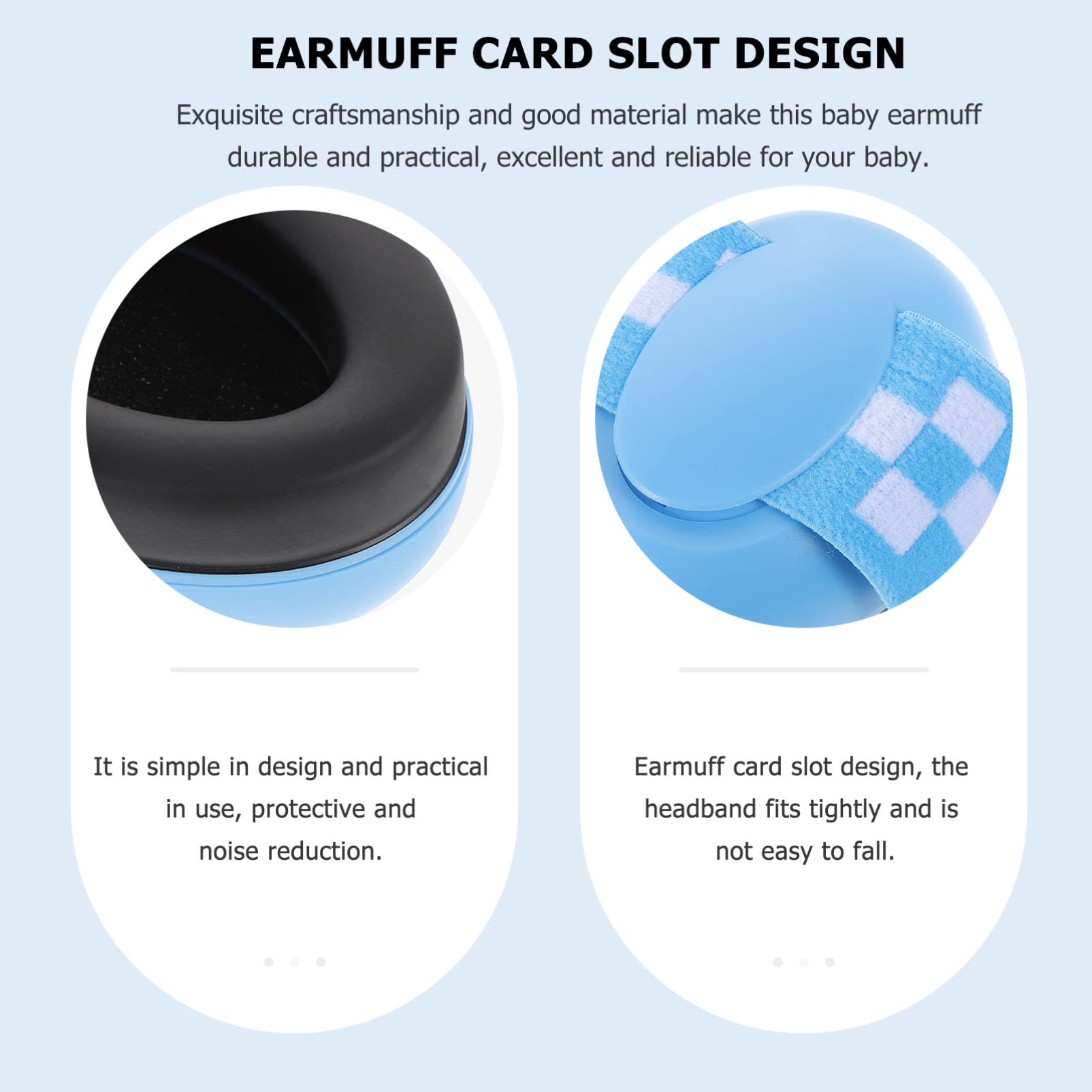 BESTonZON paraorecchie per auricolari Cuffie per con cancellazione del rumore tappo headphones noise cancelling cuffie antirumore cuffiette cuffie per neonati AbS