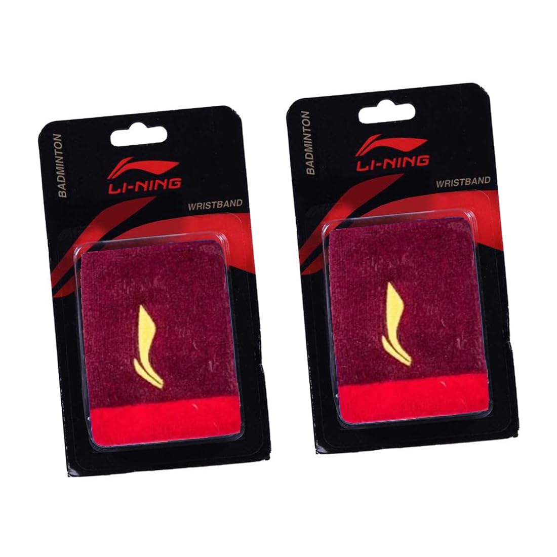 Li-Ning Wrist Band for Badminton/Tennis Players, Set of 2 Brown,red (B0C6FHHCYQ) Amazon Price History, Amazon Price Tracker